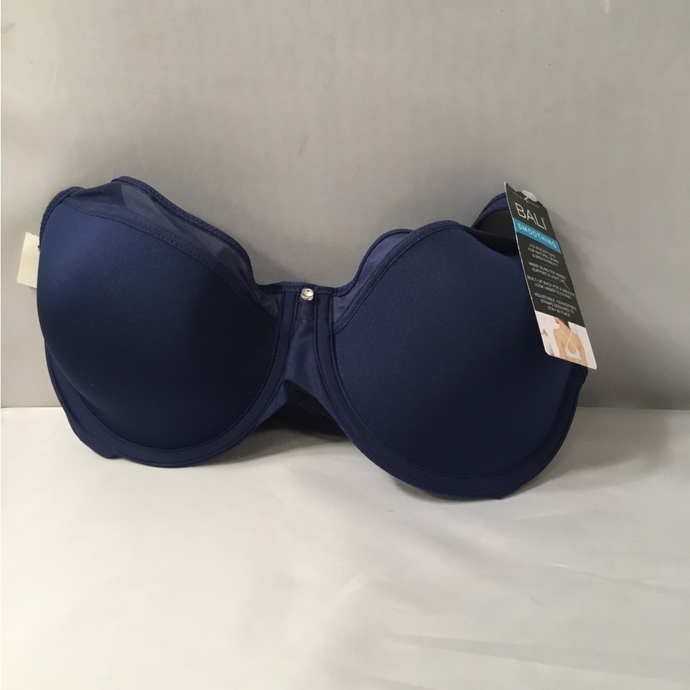 BALI NWT SMOOTHING NAVY BLUE BRAS SIZE 34 D